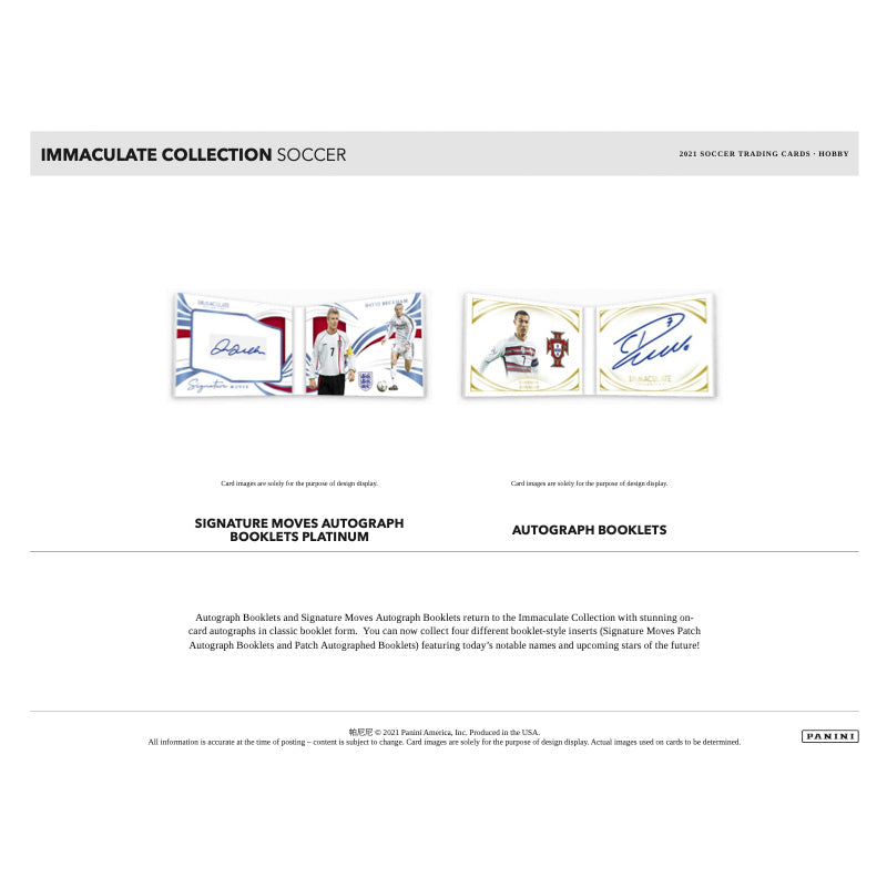 2021 Panini Immaculate Soccer Hobby Box