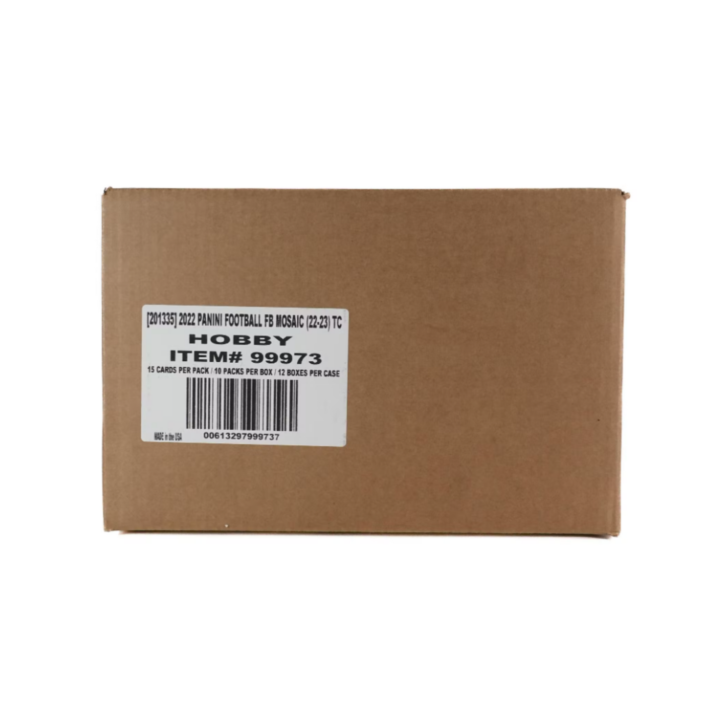 2022 Panini Mosaic Football Hobby 12 Box Case