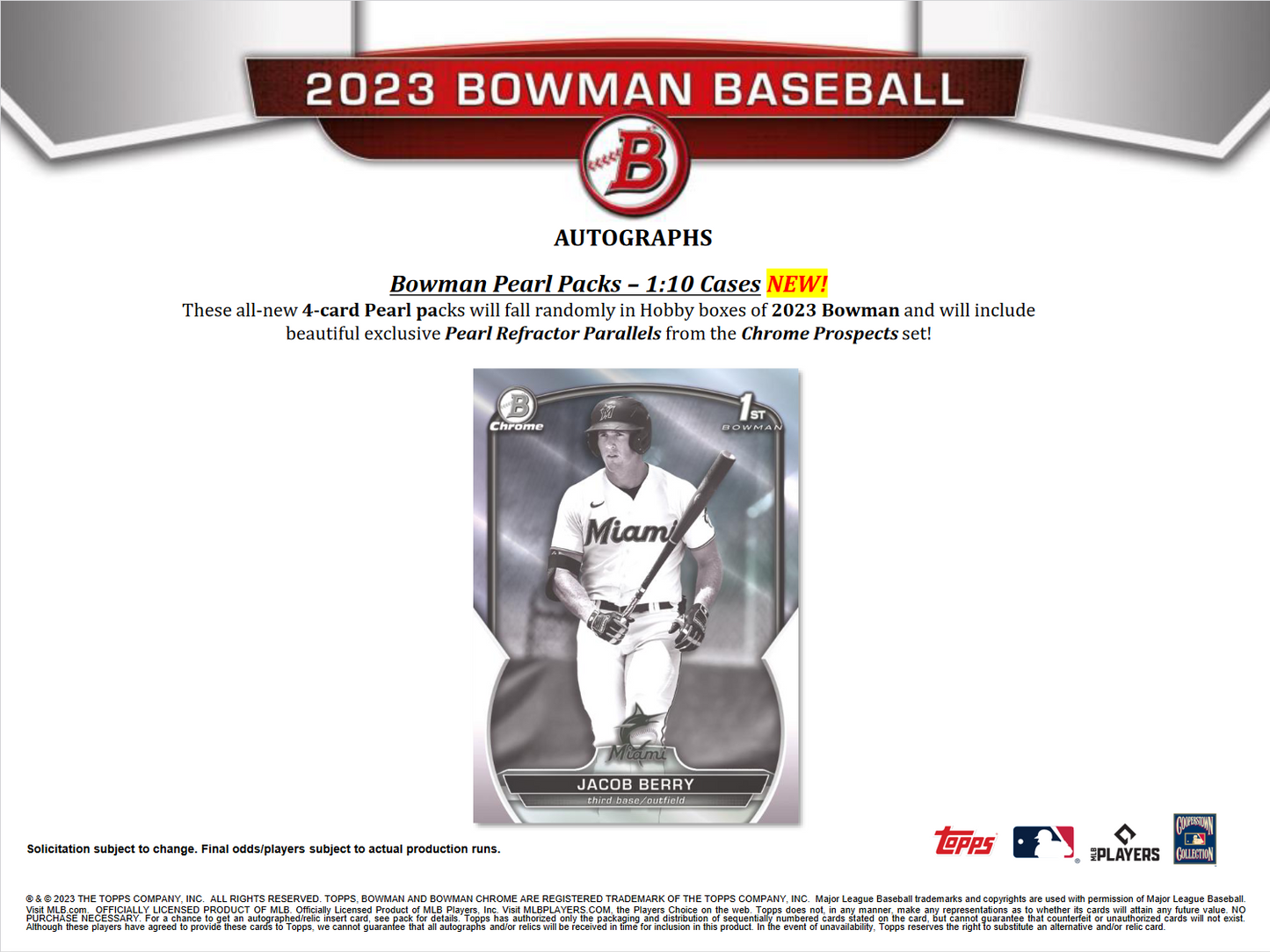 2023 Bowman Baseball Hobby 12 Box Case