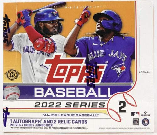 2022 Topps Series 2 Baseball Jumbo 6 Box Case