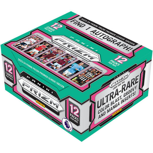 2023-24 Panini Prizm Premier League Soccer Hobby 12 Box Case