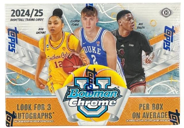 2024-25 Bowman Chrome University Basketball Breaker's Delight Box