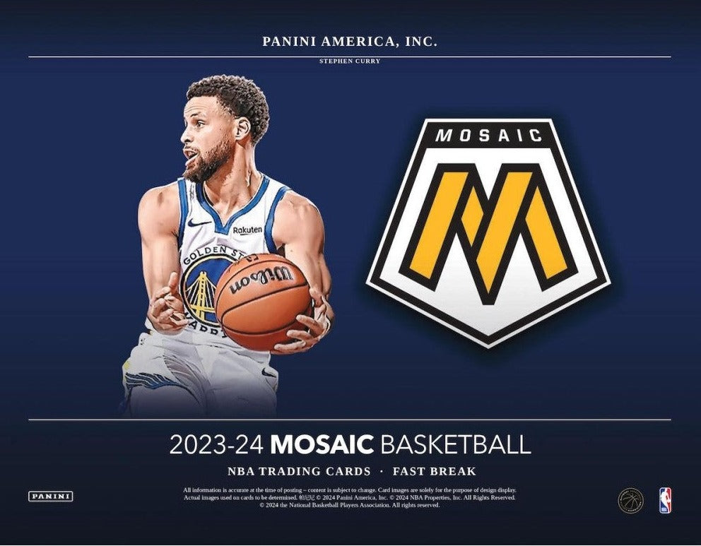 2023-24 Panini Mosaic Basketball Fast Break 20 Hobby Box Case