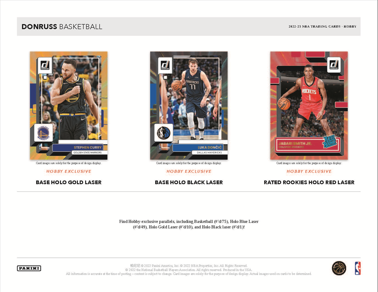 2022-23 Panini Donruss Basketball Hobby 10 Box Case