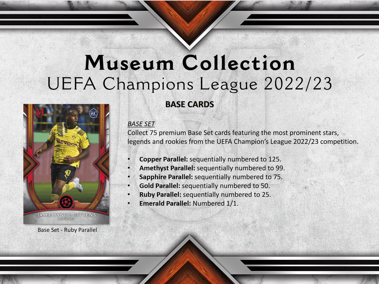 2022-23 Topps UEFA Champions League Museum Collection Soccer 12 Box Case