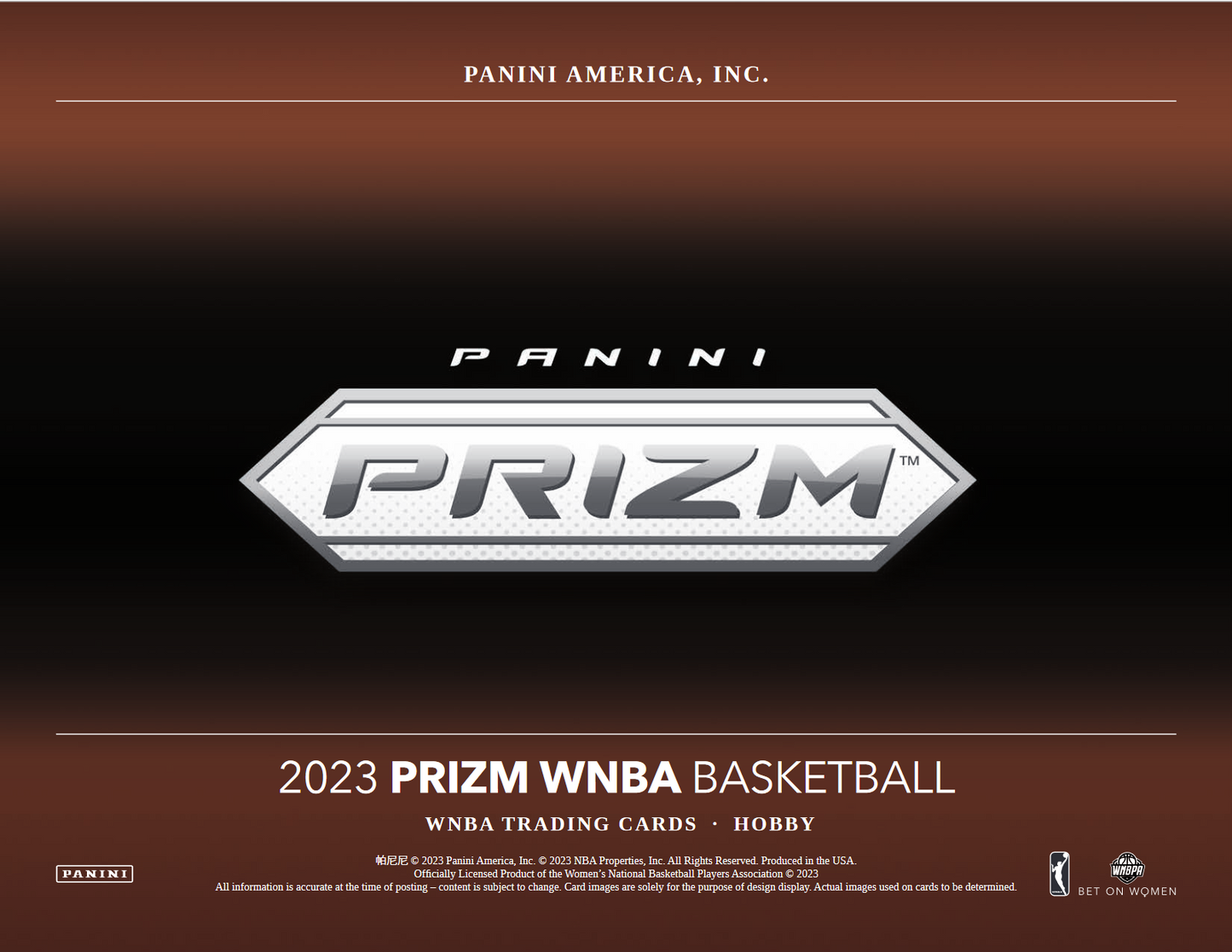 2023 Panini Prizm WNBA Basketball Hobby 12 Box Case