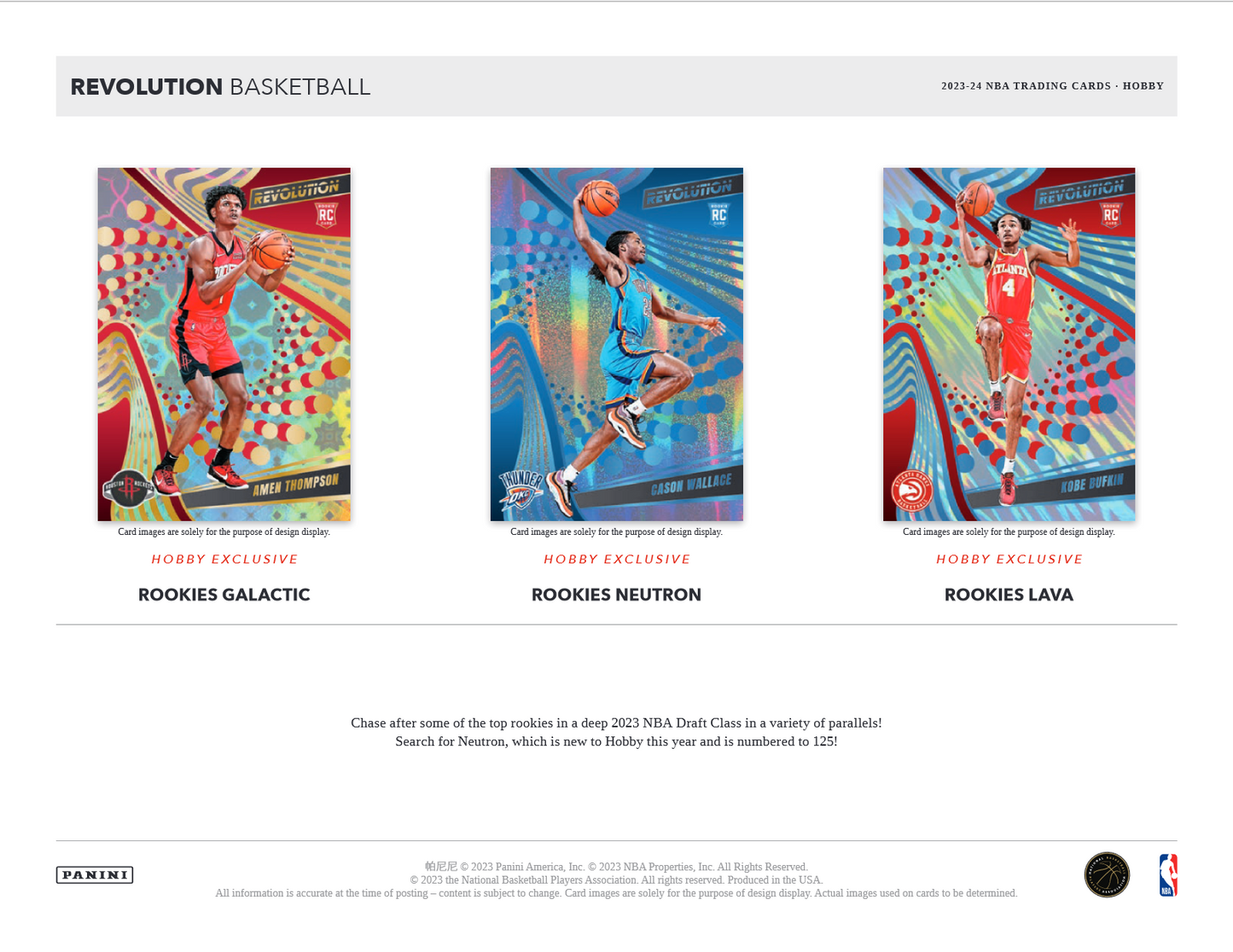 2023-24 Panini Revolution Basketball Hobby 16 Box Case