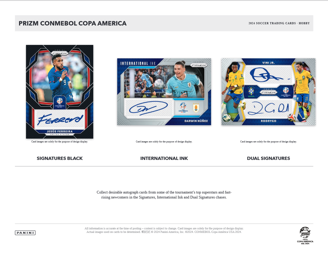2023-24 Panini Prizm COPA America Soccer Hobby Box