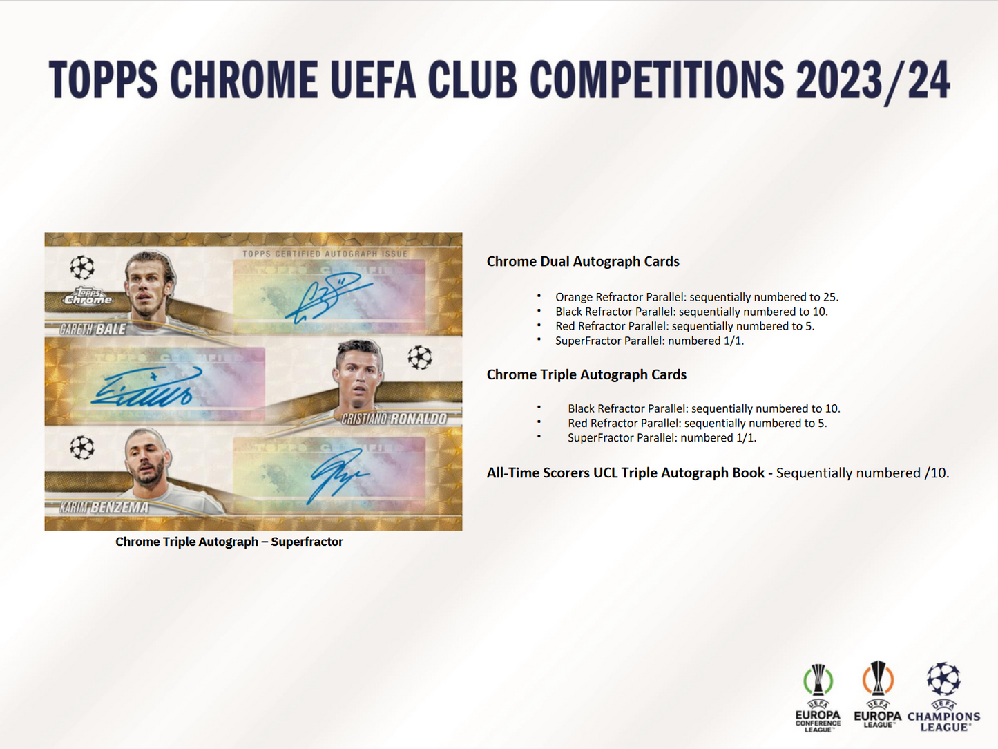 2023-24 Topps UEFA Club Competitions Chrome Soccer Jumbo 8 Box Case