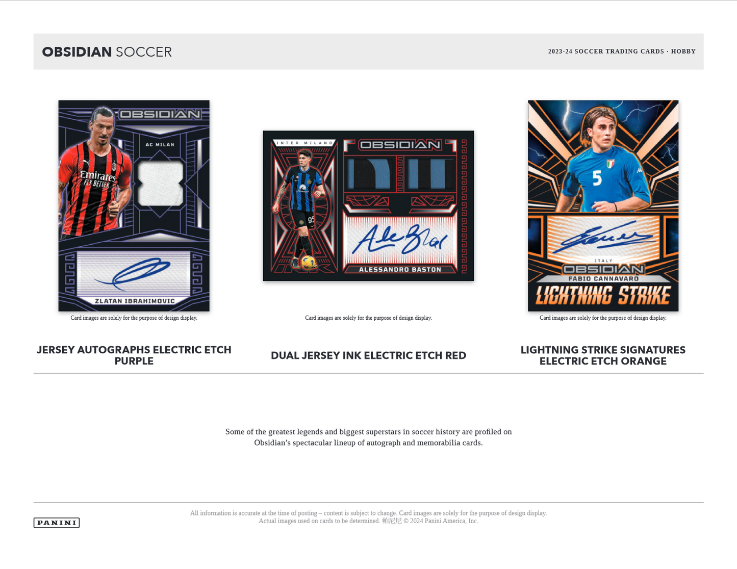2023-24 Panini Obsidian Soccer Hobby 12 Box Case