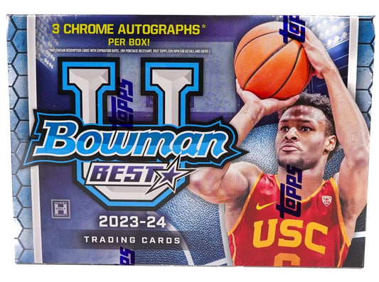 2023-24 Bowman University Best Basketball Delight 10 Box Case