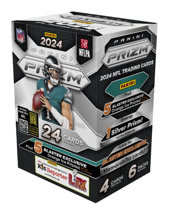 2024 Panini Prizm Football Hobby 20 Blaster Box Case