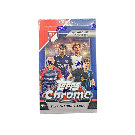 2023 Topps Chrome Major League Soccer Hobby 12 Box Case