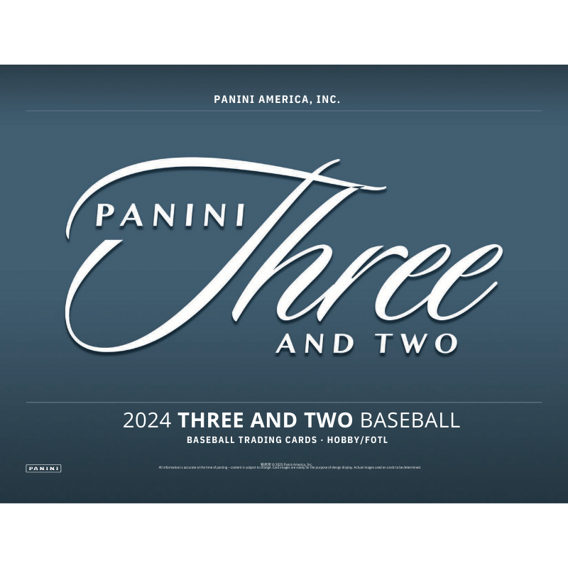 2024 Panini Three & Two Baseball Hobby 10 Box Case