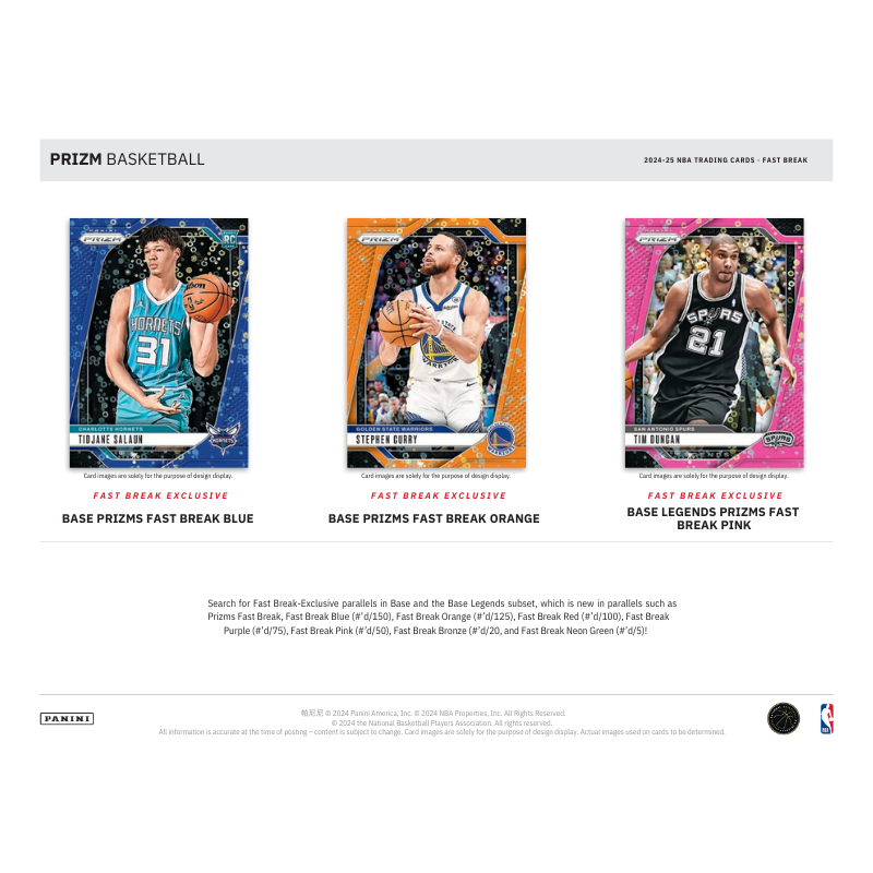 2024/25 Panini Prizm Basketball Fast Break 20 Box Case