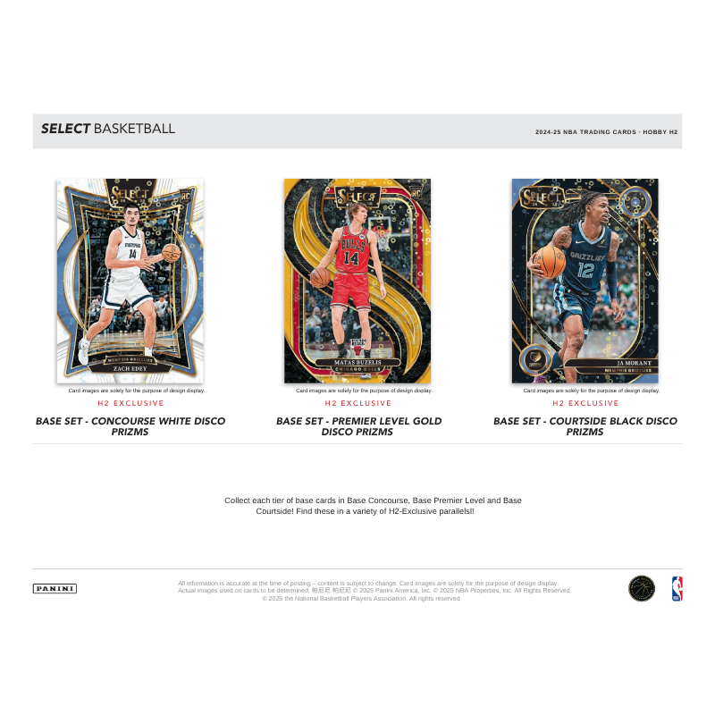 2024/25 Panini Select Basketball H2 Hybrid 20 Box Case