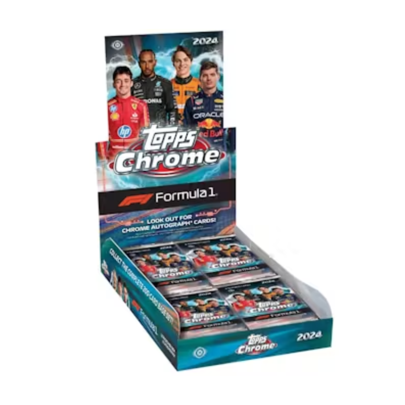2024 Topps Chrome Formula 1 Hobby 12 Box Case