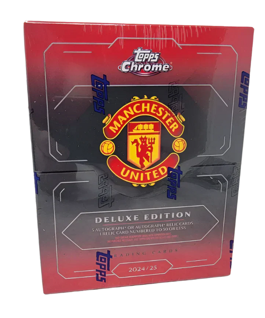 2024-25 Manchester United Chrome Hobby Breaker Case