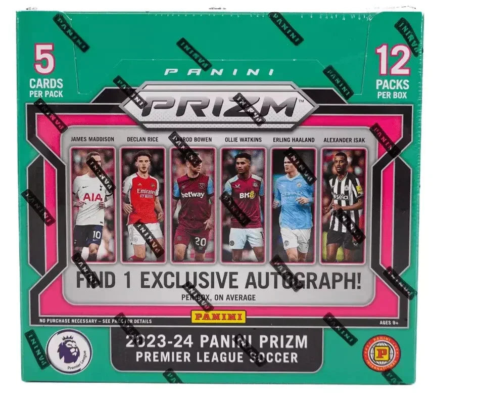 2023-24 Panini Prizm Premier League Soccer Hobby International 12 Box Case